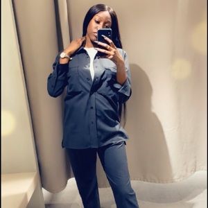 Zara Button Down Blouse